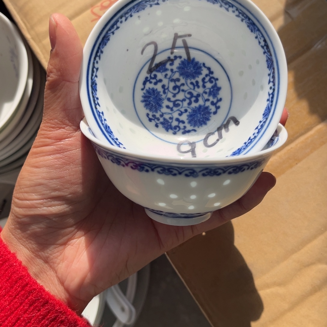 白泥景德镇高温细白瓷餐具