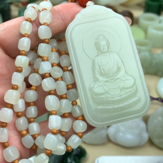 和田玉挂件未镶嵌