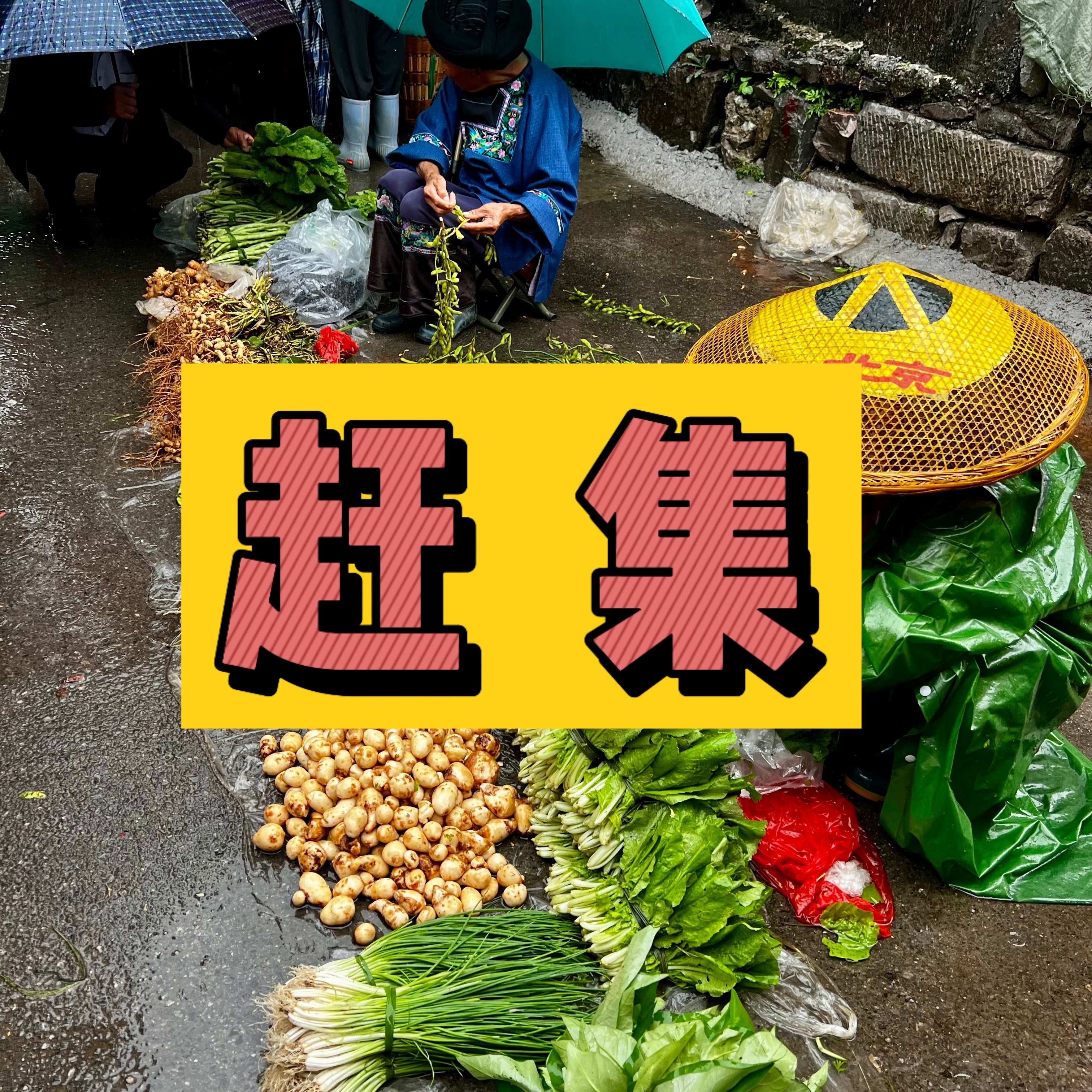 湖南湘西本地赶集现场称重直播收山货初级农产品代购老乡专用