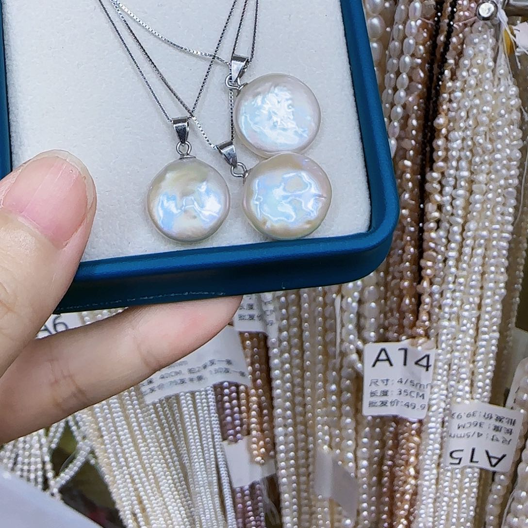 未镶嵌淡水珍珠吊坠，不含链