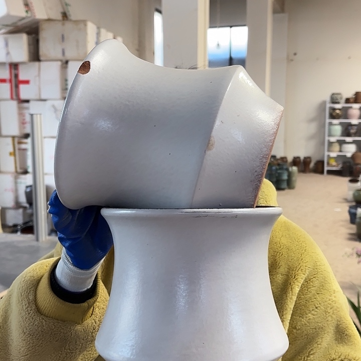 瑕疵高21口20花盆