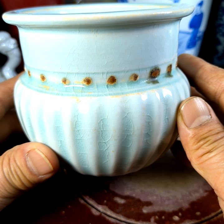 摆件姜*铁全手工制作的瓷器