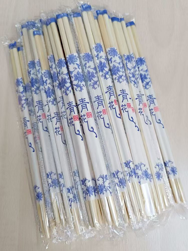 一次性筷子加长加粗家用商用饭店批发专用快餐外卖打包独立包装包