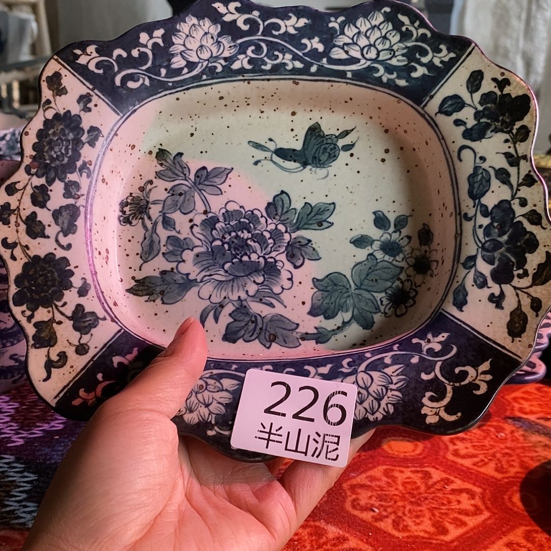 陶手工手绘青花高温陶瓷