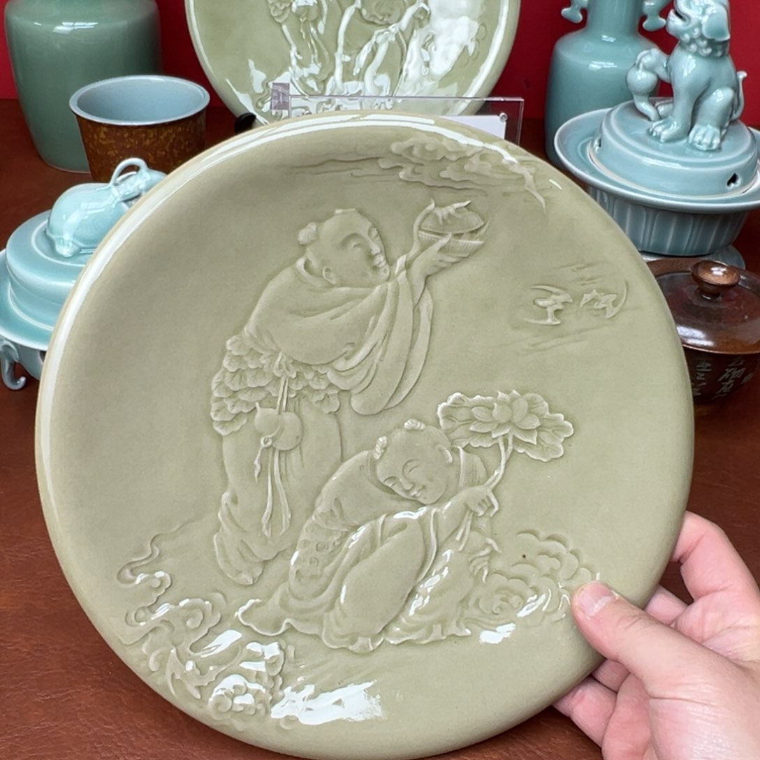 青瓷茶器青瓷茶器微瑕