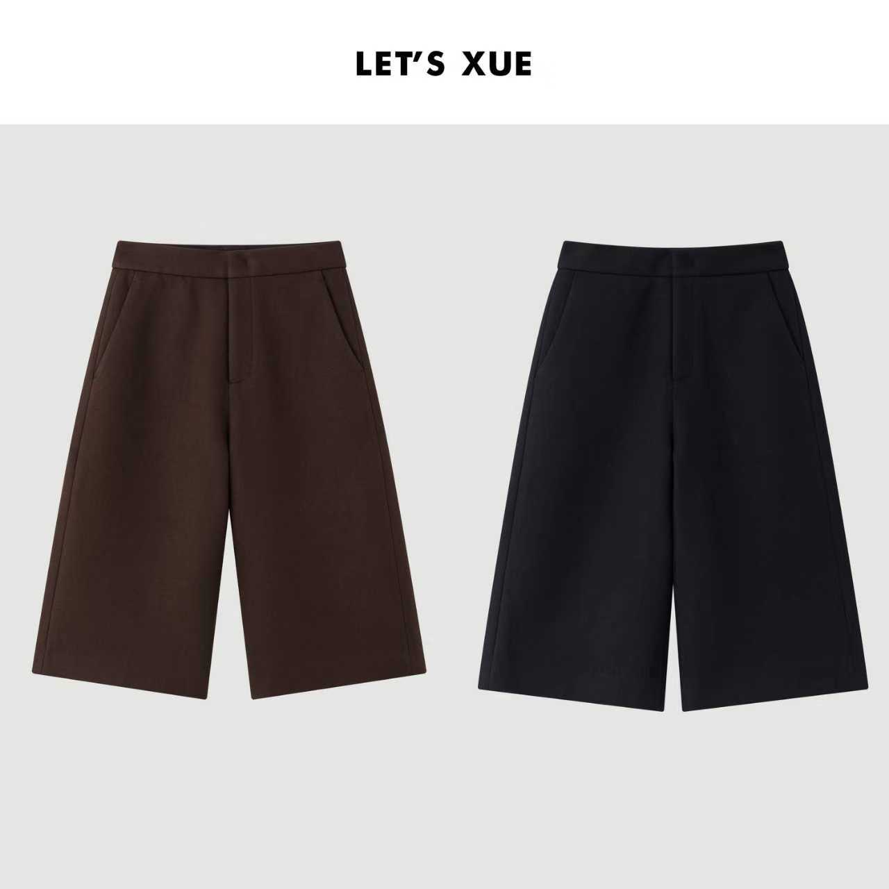 XUE【八分美学】八分裤秋季厚款冬季西装羊毛裤