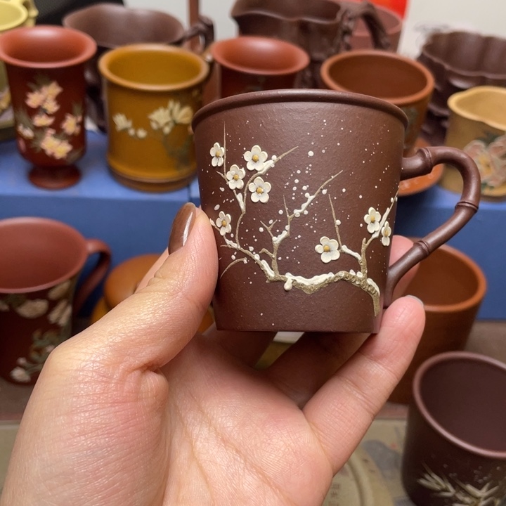 紫砂茶杯紫砂主人杯