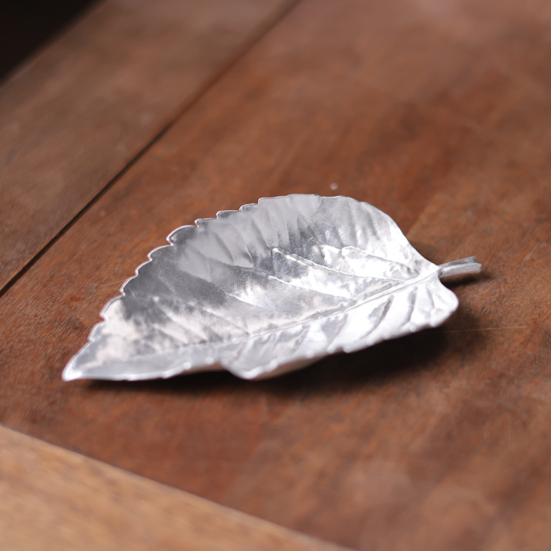 【小田甄陶】树叶-古篱-茶则（古篱S0163）