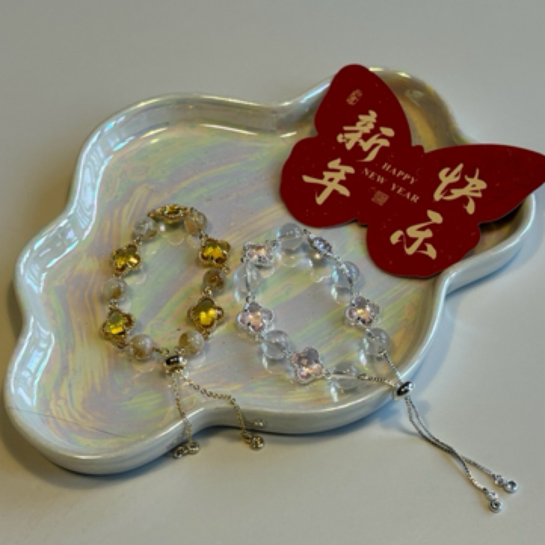 【主播代拆】高货设计手串盲盒！天然晶石手链可自行diy手串盲盒