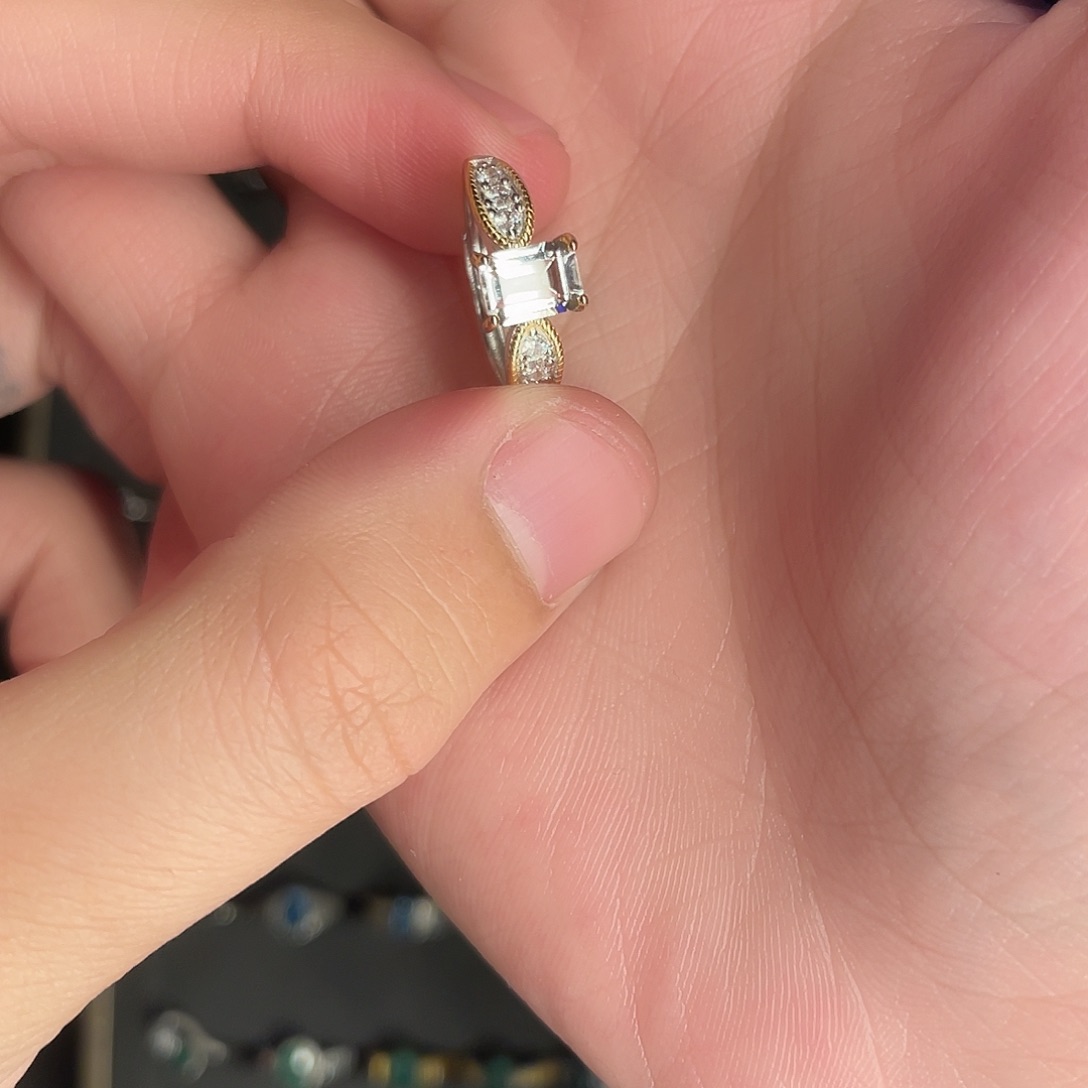 水晶戒指银S925镶嵌?拍两份