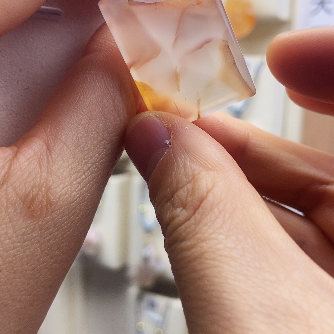 石英质玉吊坠(赠链)未镶嵌那**雪