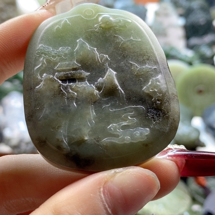 和田玉颈饰未镶嵌