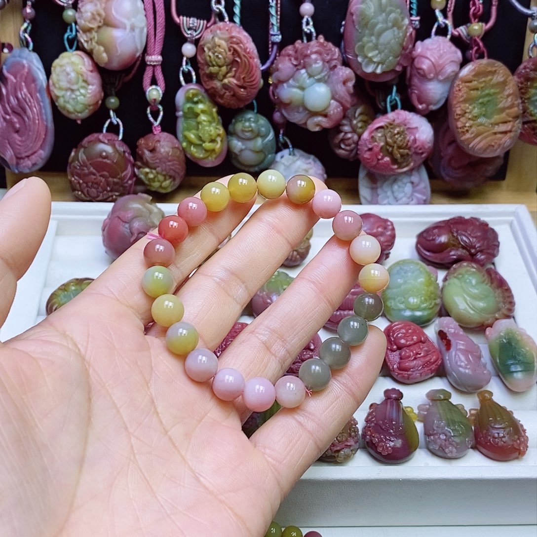 玛瑙/玉髓盐源玛瑙手串未镶嵌