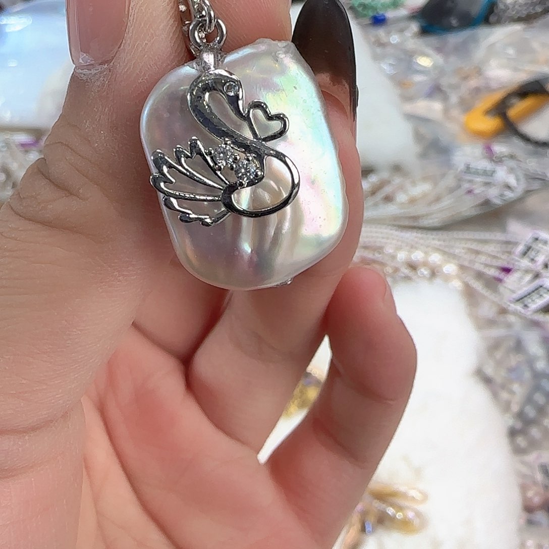 未镶嵌项链定制12淡水珍珠