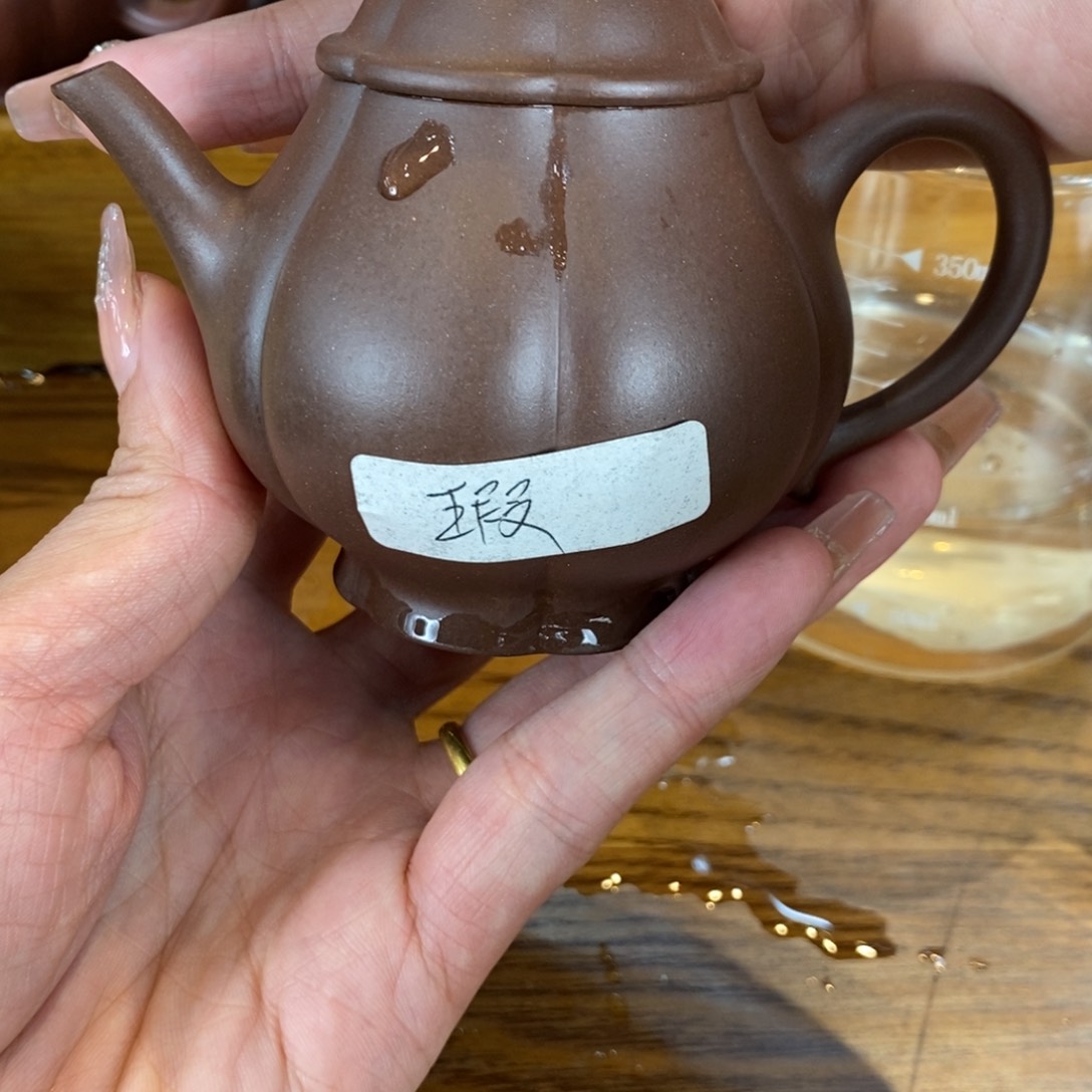 茶壶紫砂澜原矿泥料手工壶直播间