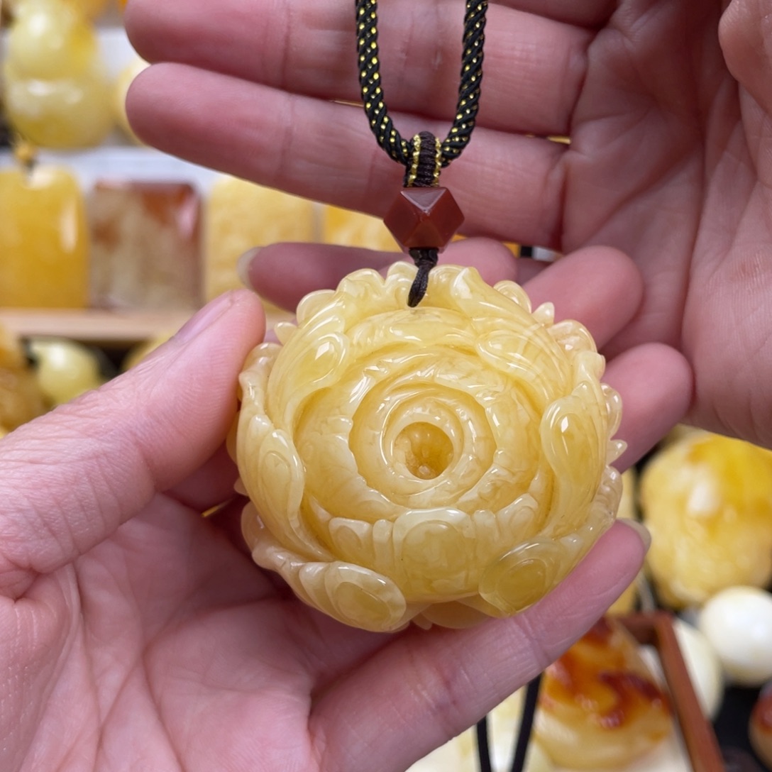 蜜蜡项链未镶嵌39克