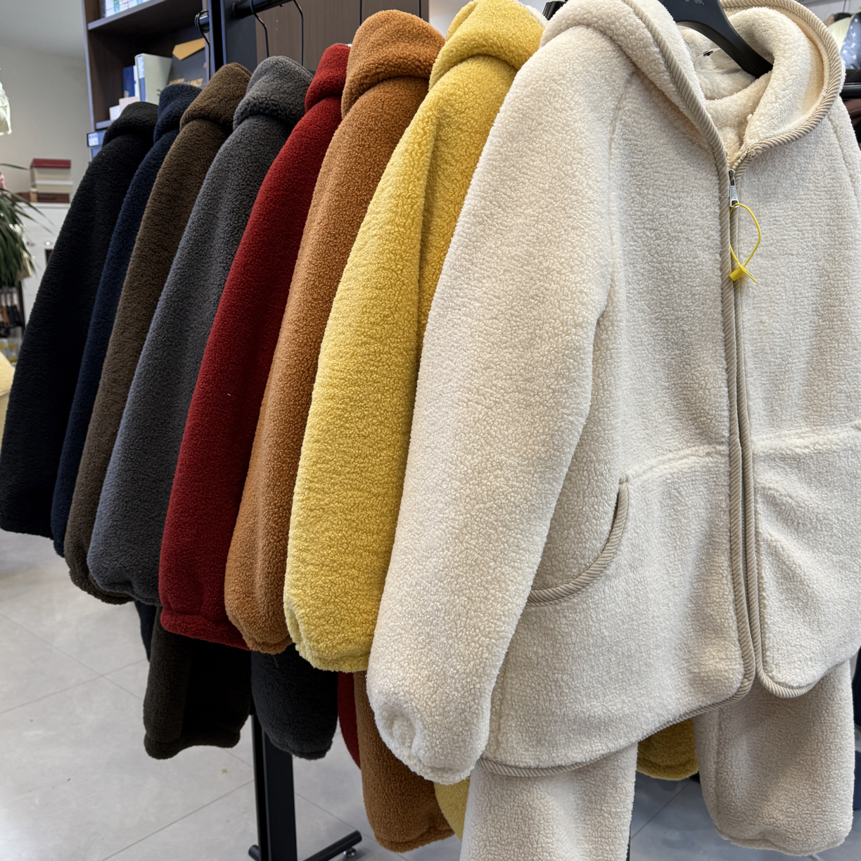 名媛家冬季加厚情侣款休闲连帽运动可外穿家居服