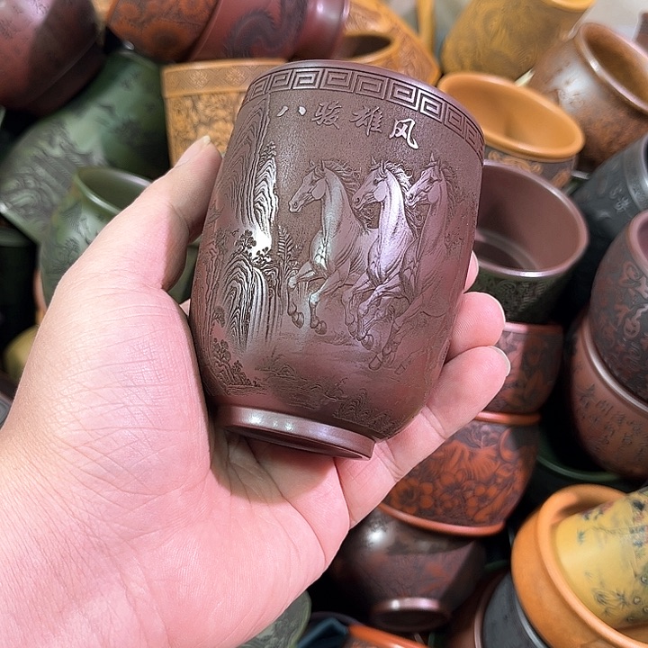 茶杯紫砂全手工紫砂主人杯