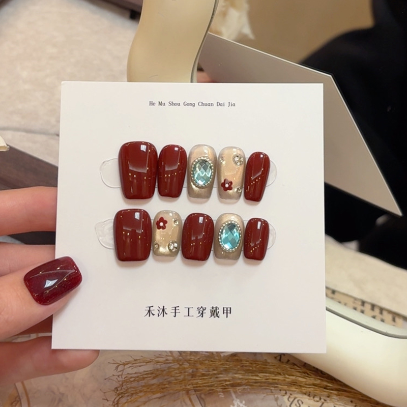 【朱砂】——禾沐手工穿戴甲