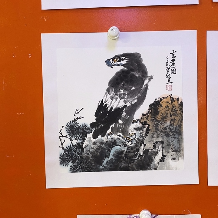 国画张圣敏先生纯手绘作品