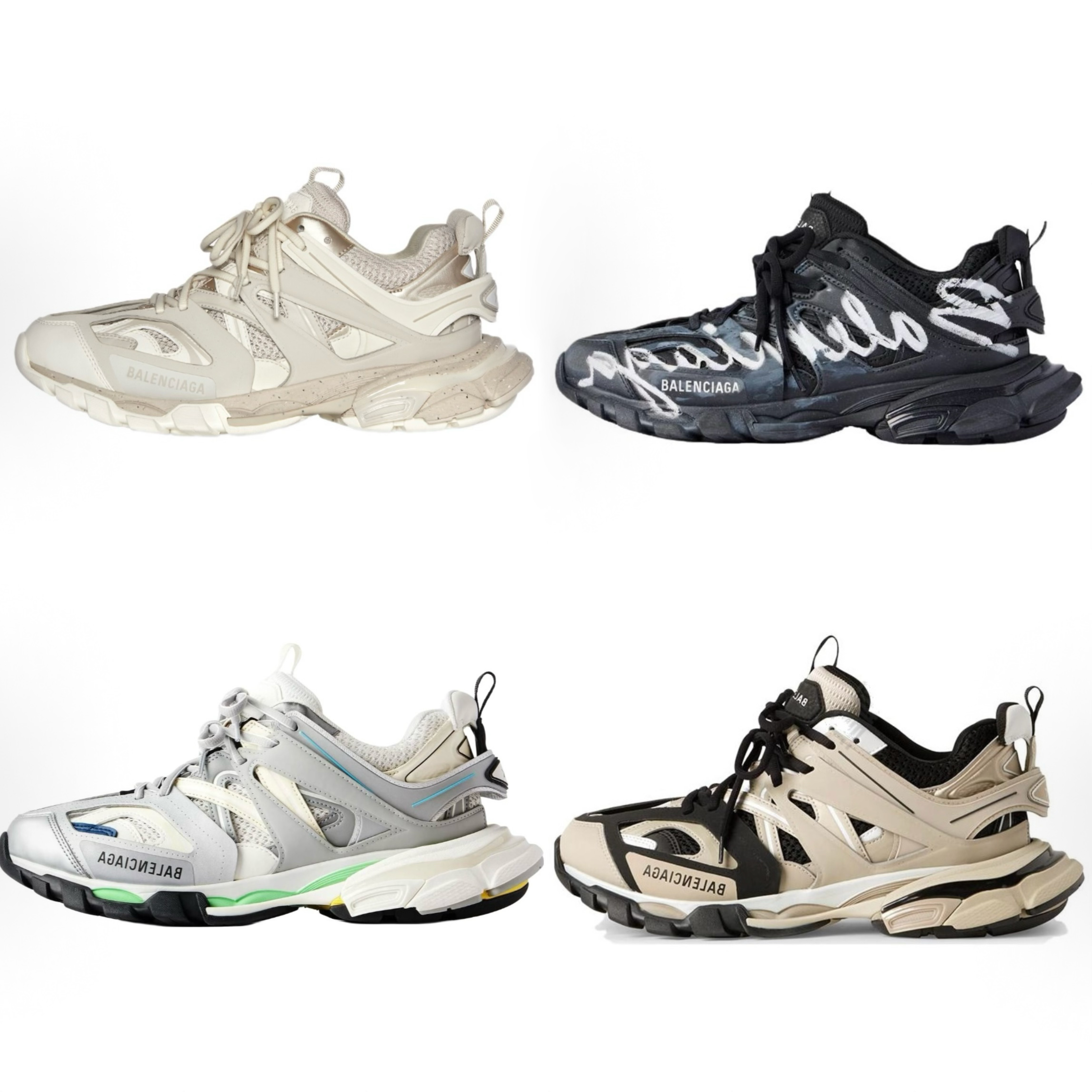 未使用 Balenciaga/巴黎世家 track复古潮流网眼休闲老爹鞋