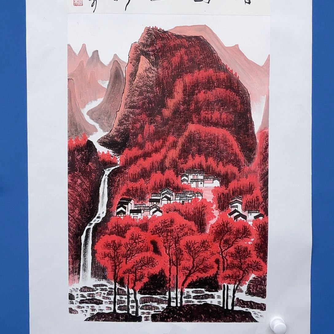 国画多次参加国内外大型