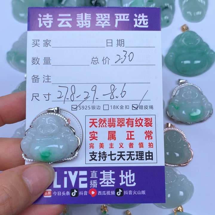 翡翠颈饰未镶嵌天