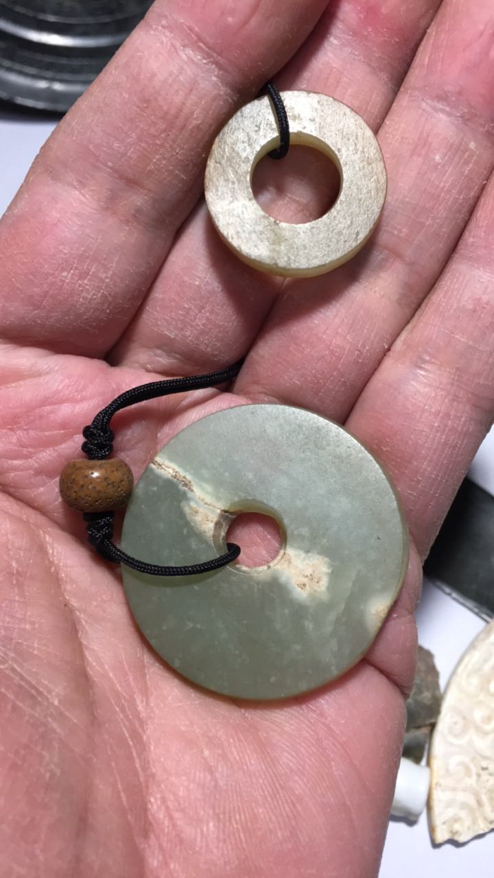 玉壁一对工艺好，品相好