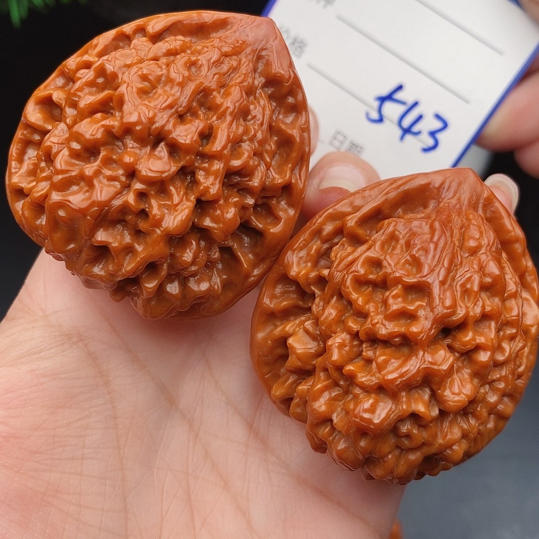 把件文玩核桃45官帽543