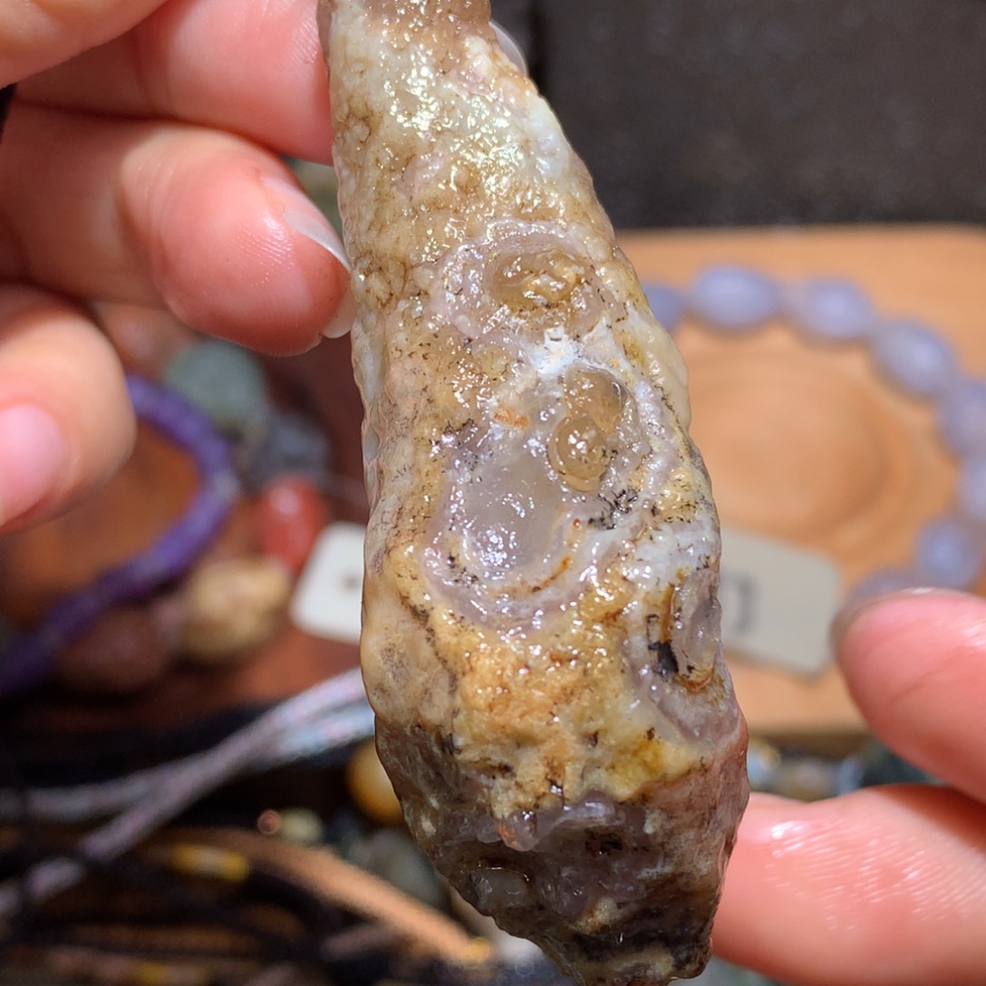 未镶嵌玛瑙/玉髓珠宝半成品