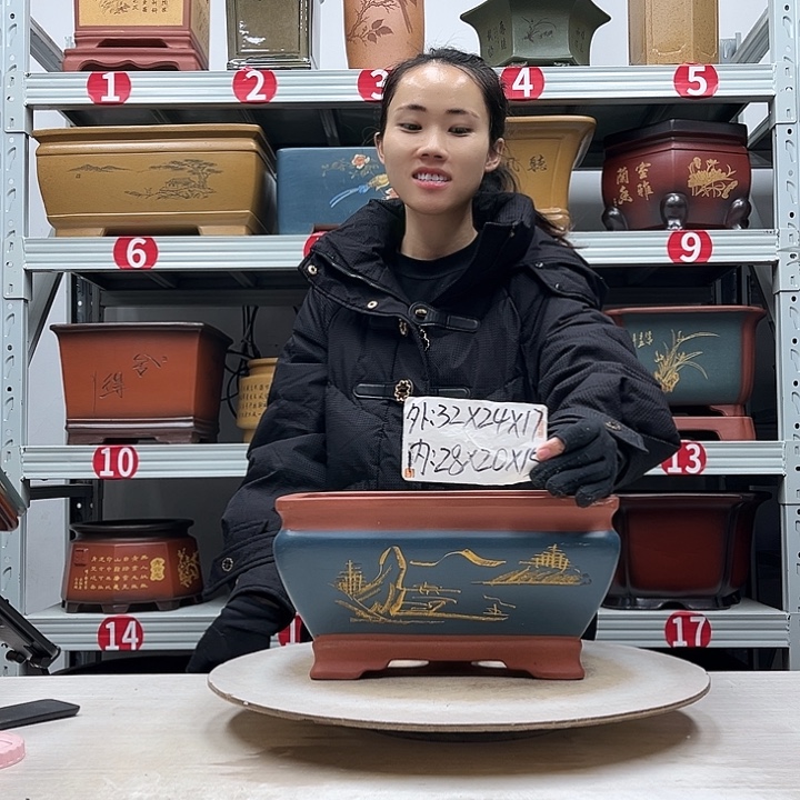 花盆紫砂紫砂花盆