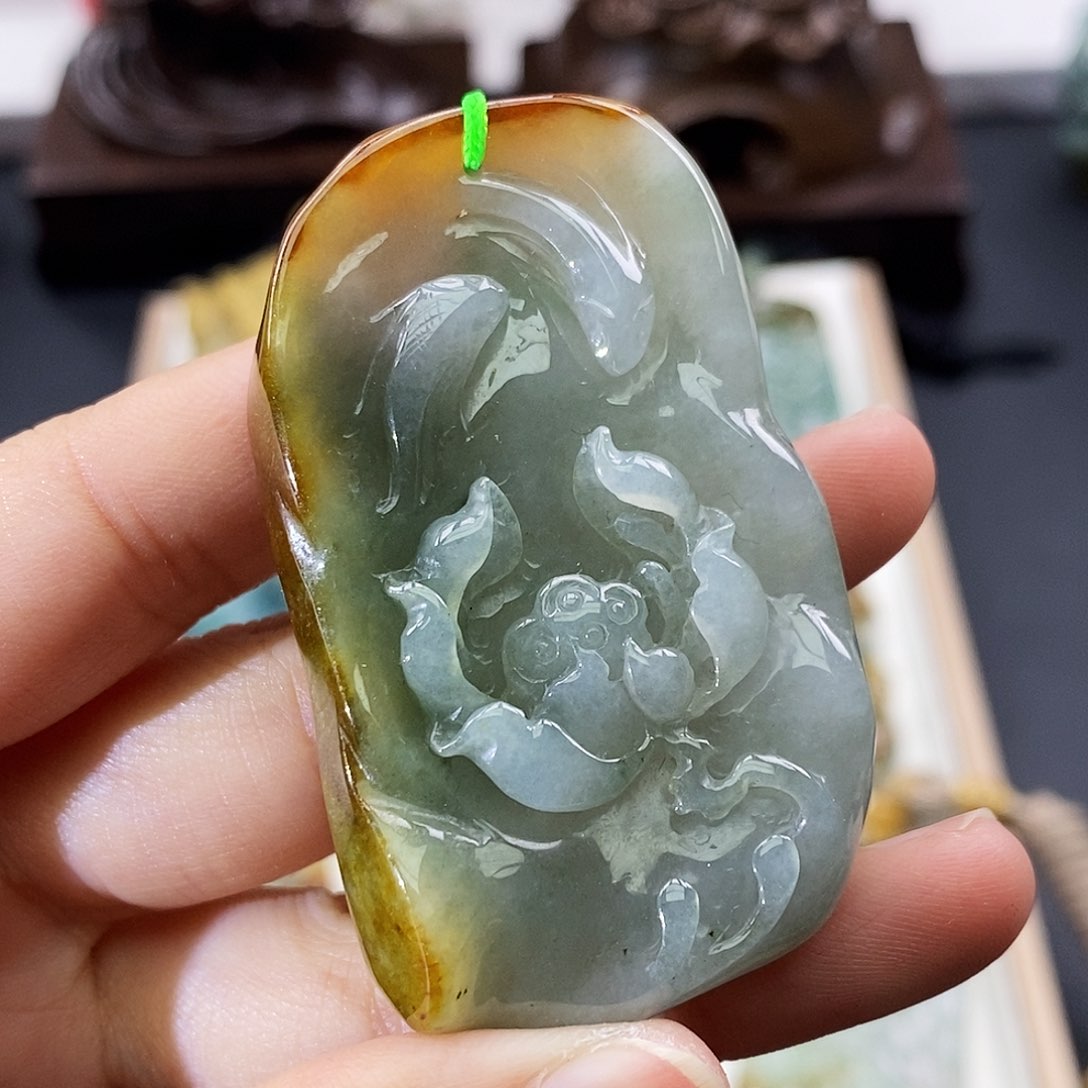 颈饰未镶嵌翡翠缅甸翡翠a货