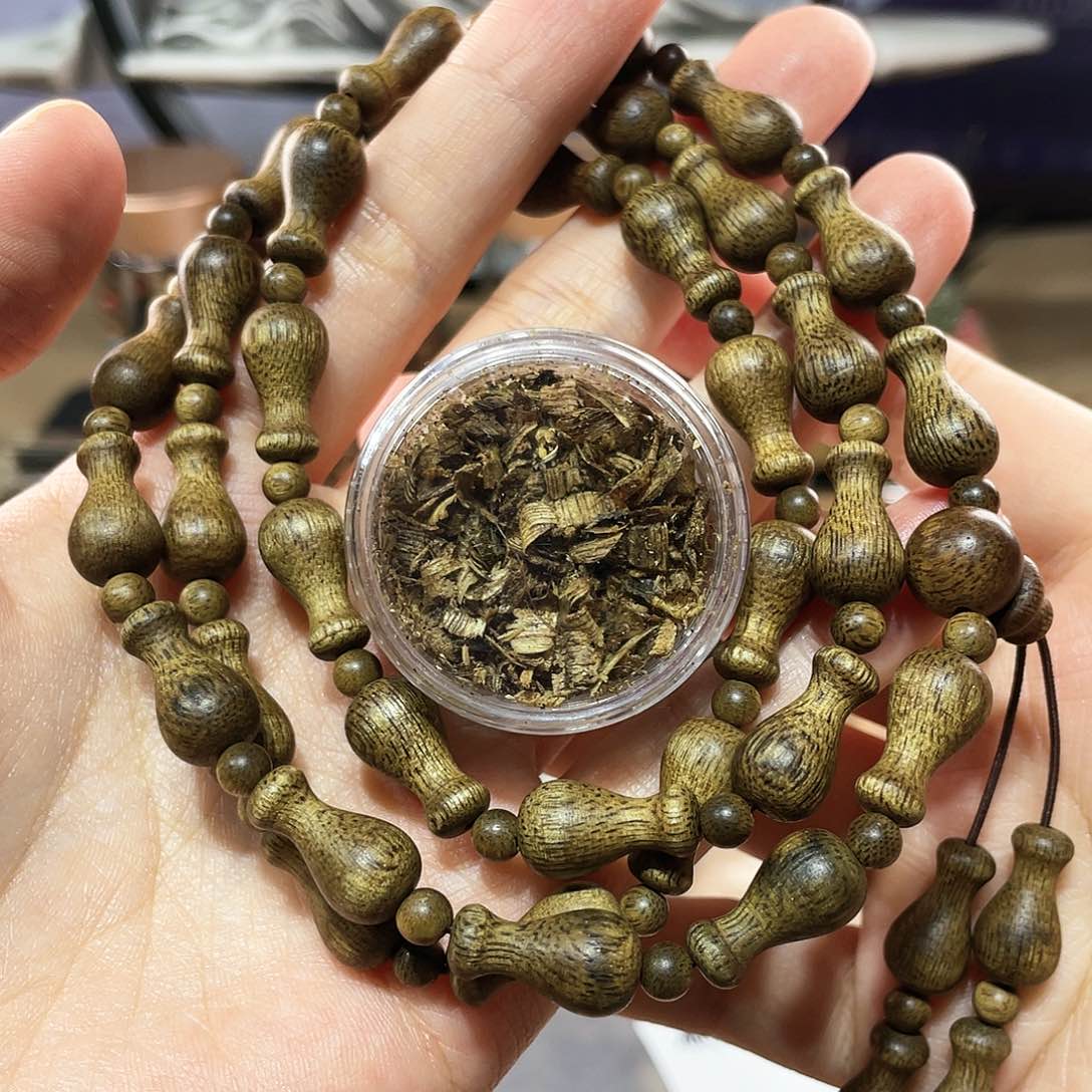 【闪购商品】沉香沉香碎屑健**福越南芽庄金丝白奇楠