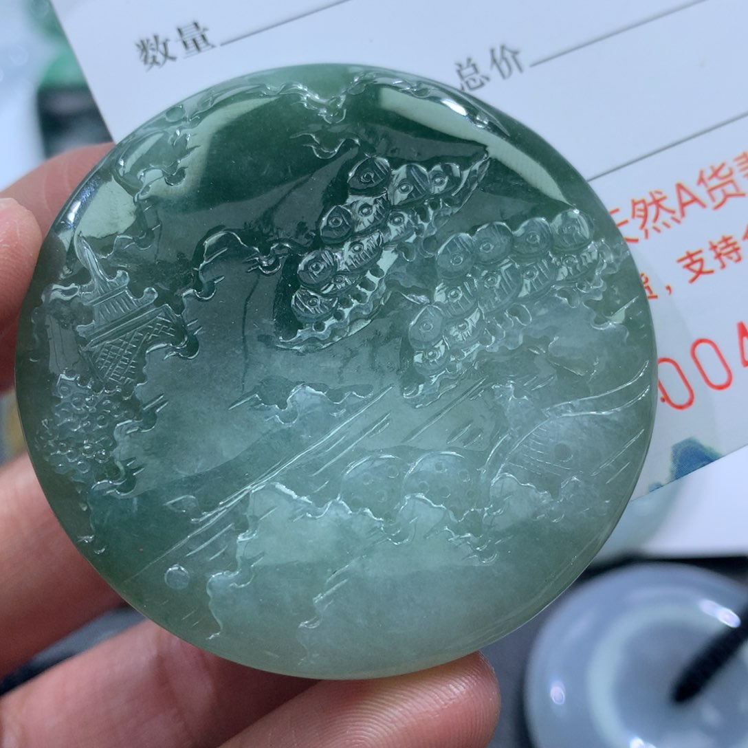 颈饰未镶嵌翡翠缅甸天然A货翡翠