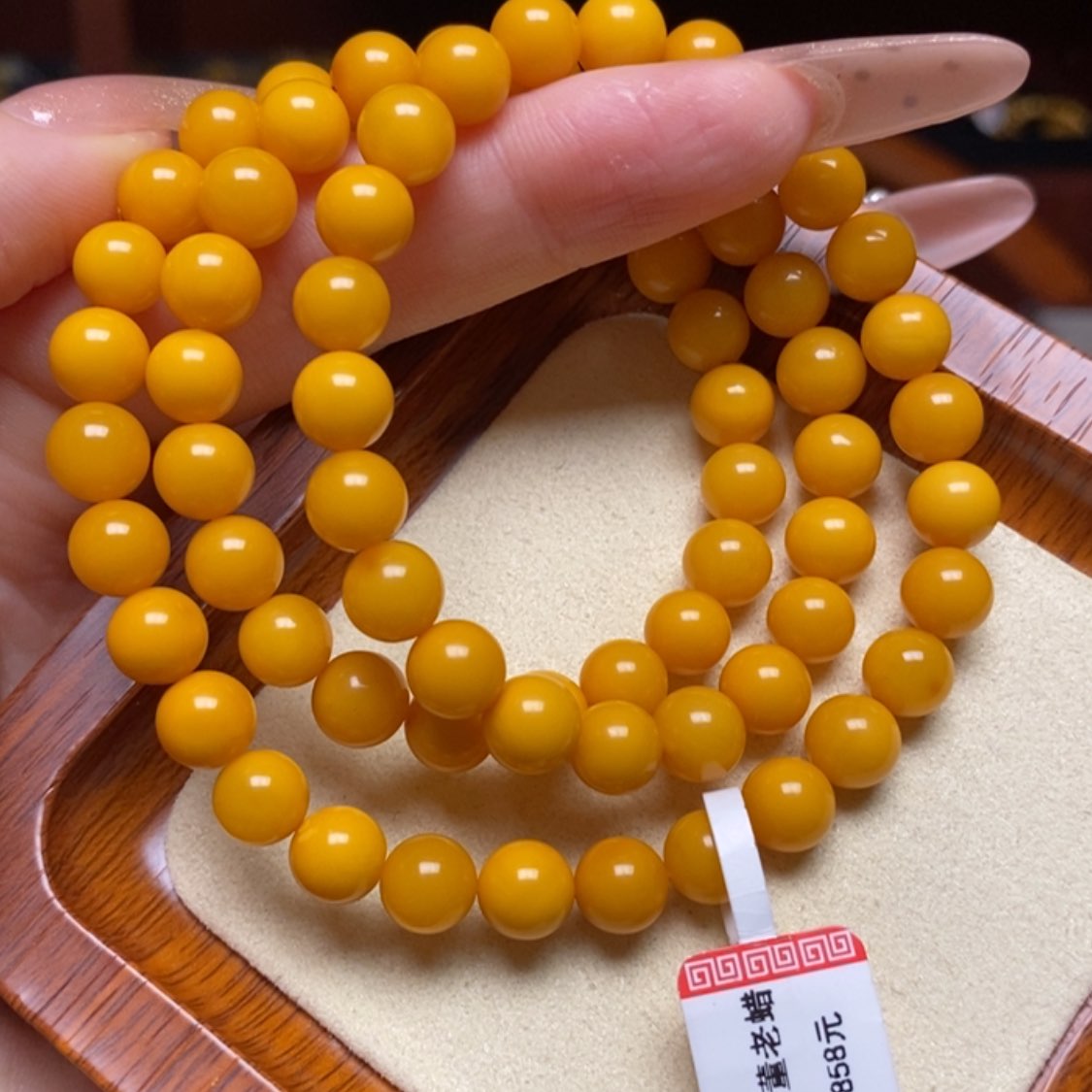 【闪购商品】蜜蜡手链未镶嵌手串