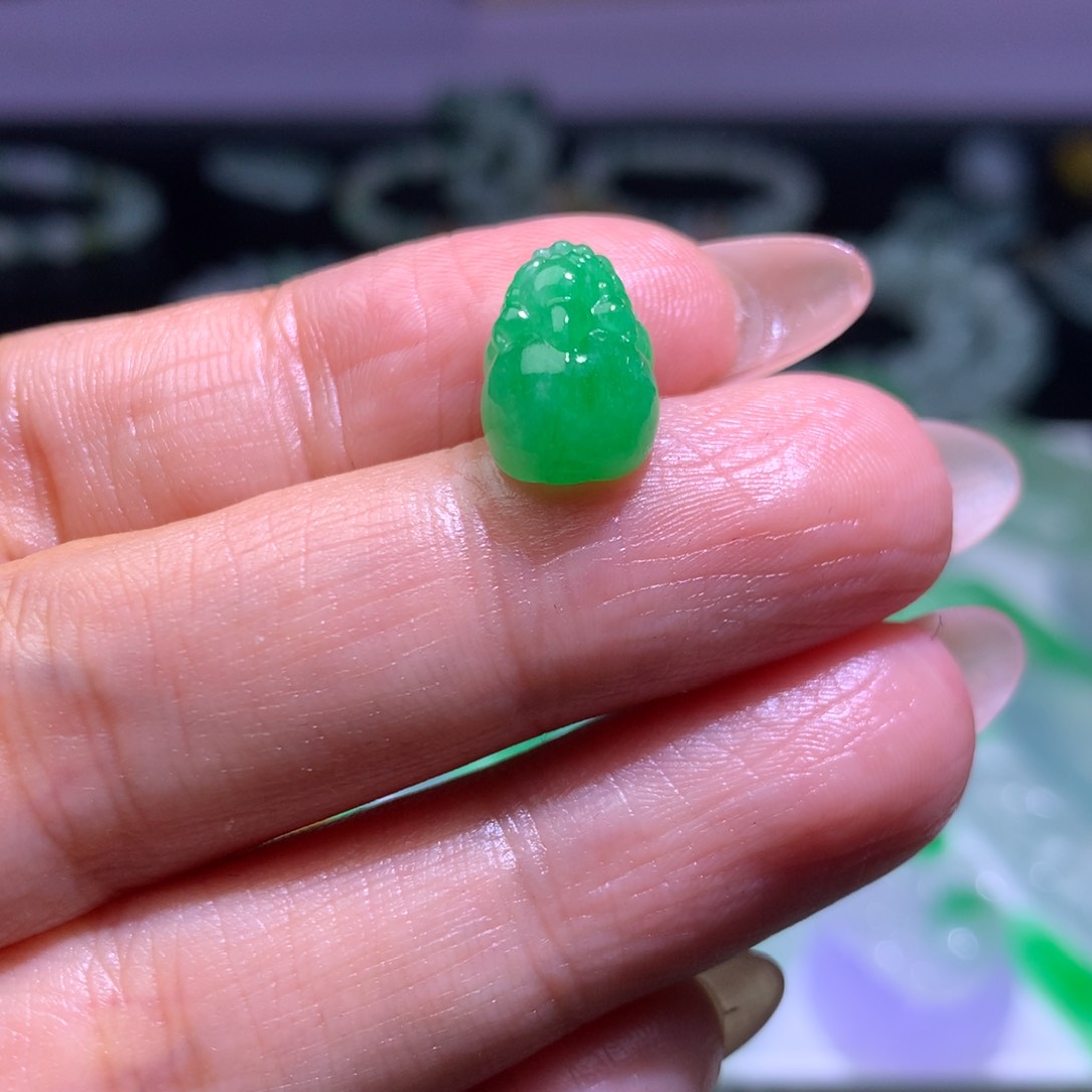 定制翡翠未镶嵌铠*宣毛