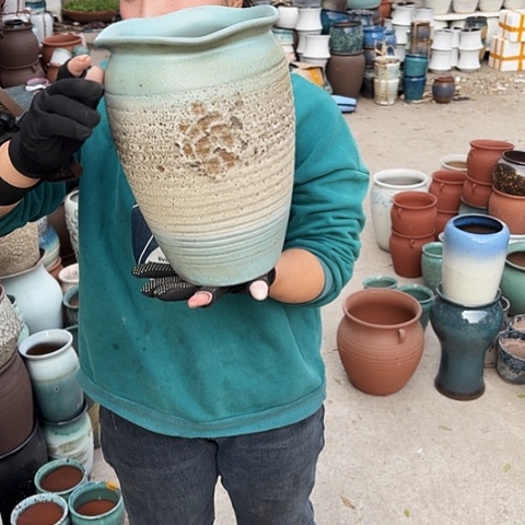 口20高30 瑕疵盆子