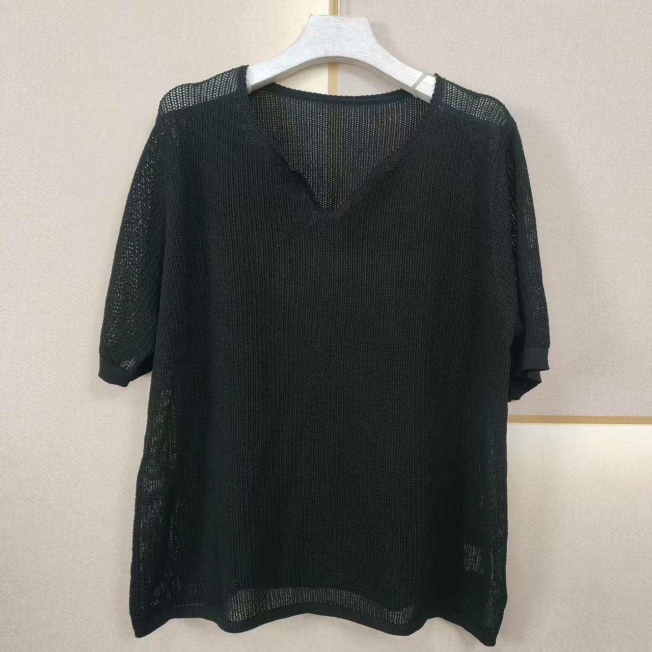 【不 退 不 换】夏季 镂空 针织短袖8393