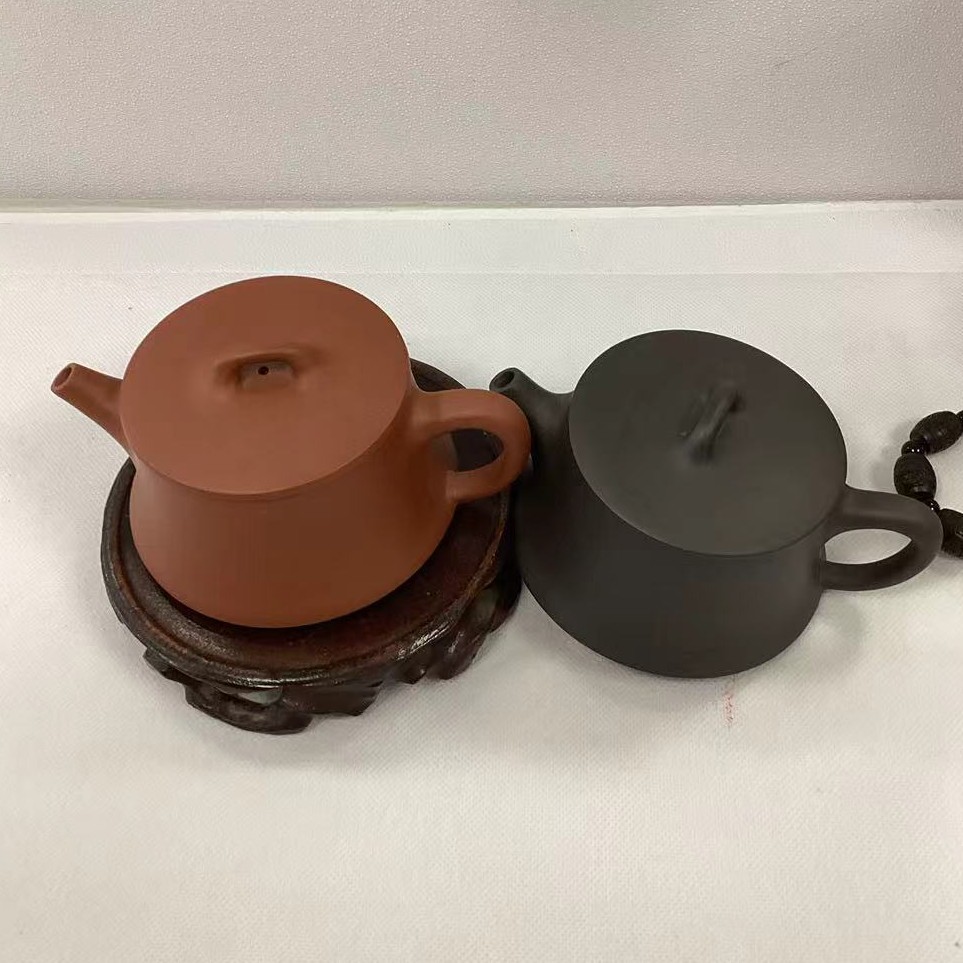 《柱瓢》半手工200cc一宜兴紫砂壶