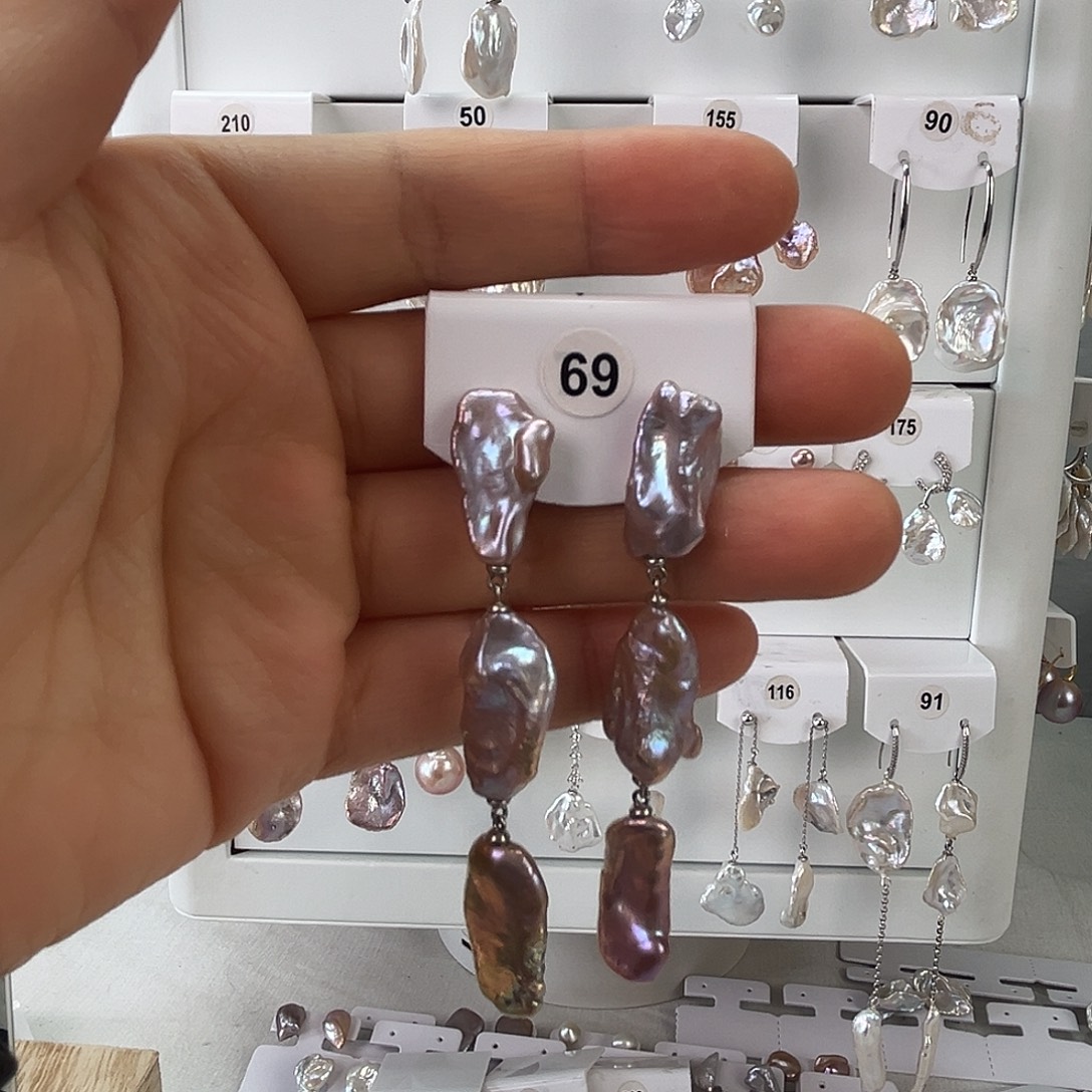时***画非金属925银淡水69