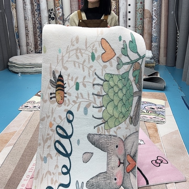 混纺140×200误差正负1-3厘米加厚棉布底比利时绒特价