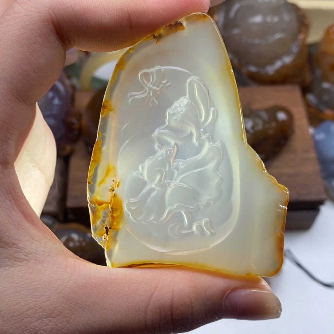 玛瑙/玉髓未镶嵌颈饰