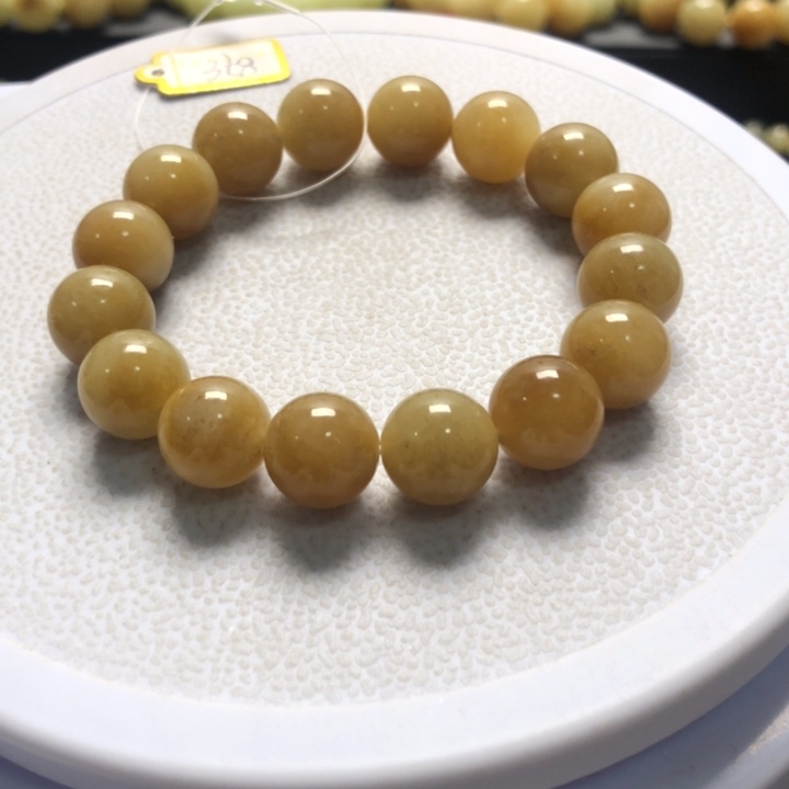 和田玉手串未镶嵌卡12