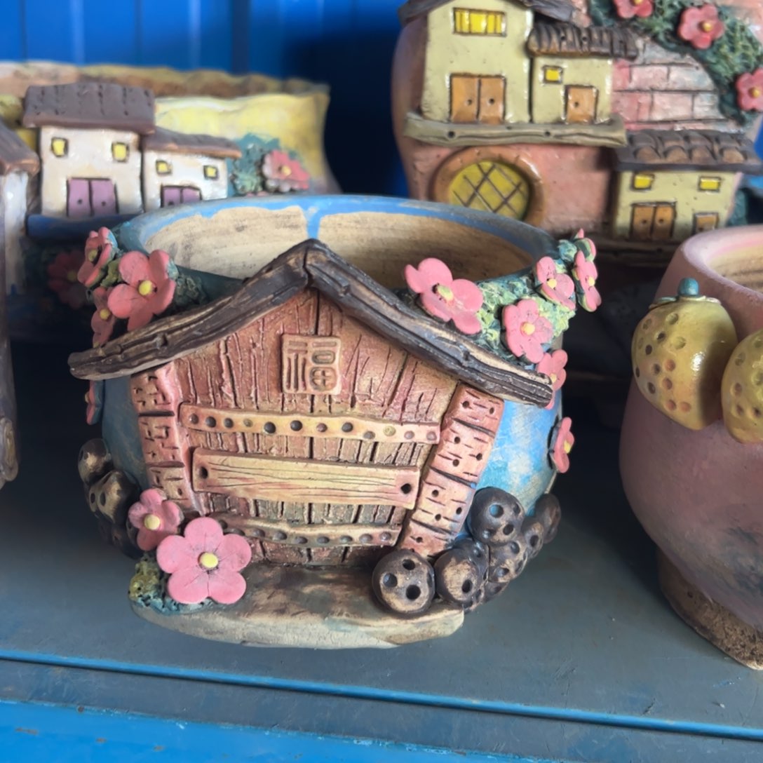 陶瓷微瑕1111111 号陶然花盆