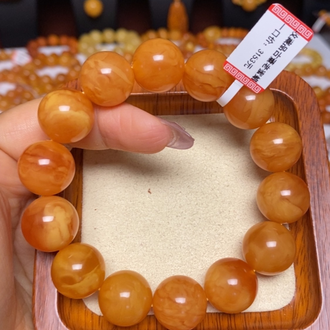 【闪购商品】未镶嵌蜜蜡手链手串