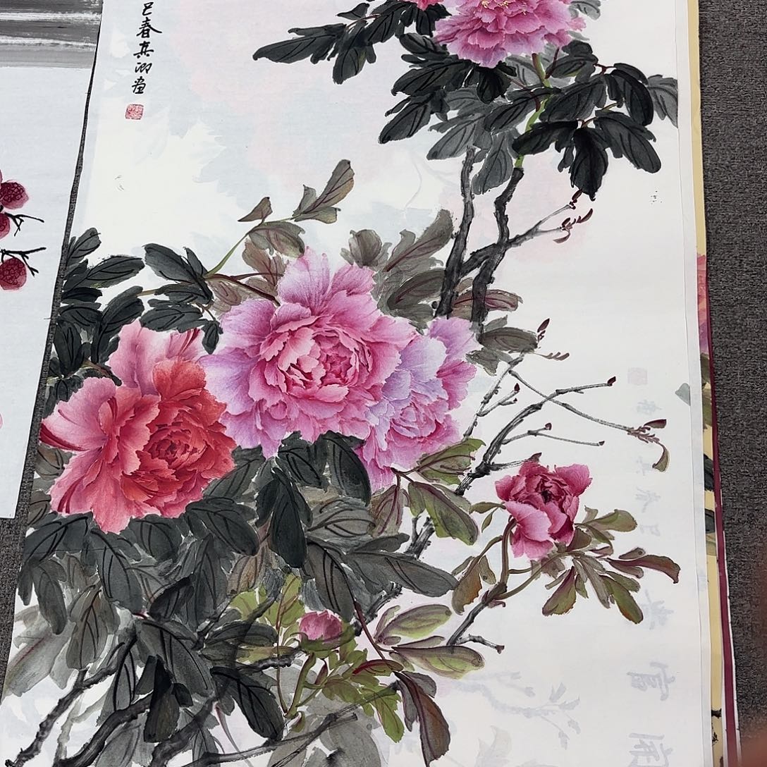 国画国画作品多次入选国内外大展