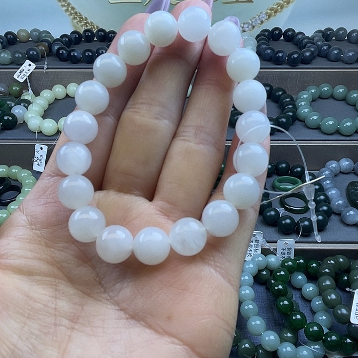 和田玉未镶嵌手链