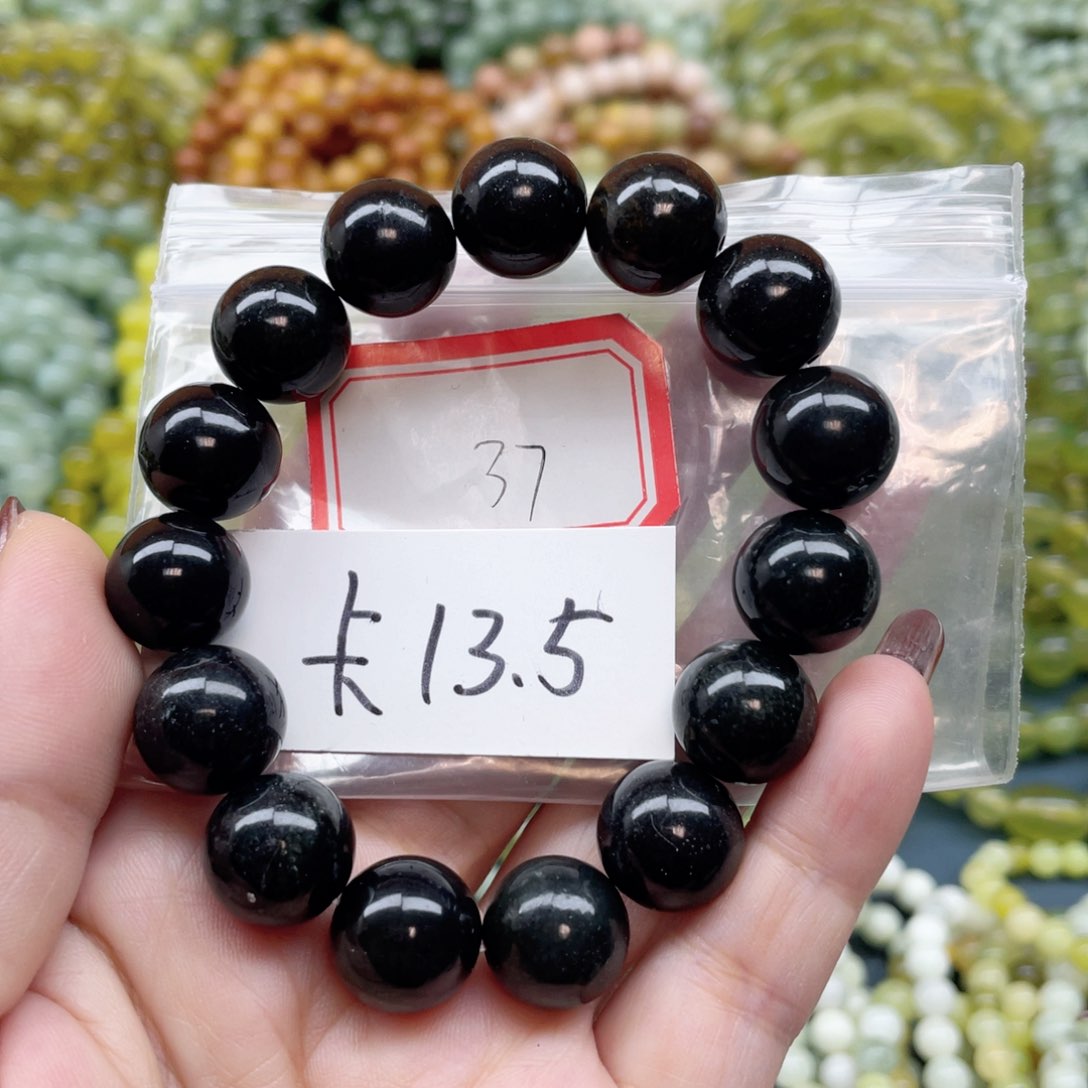 未镶嵌蛇纹石玉手串
