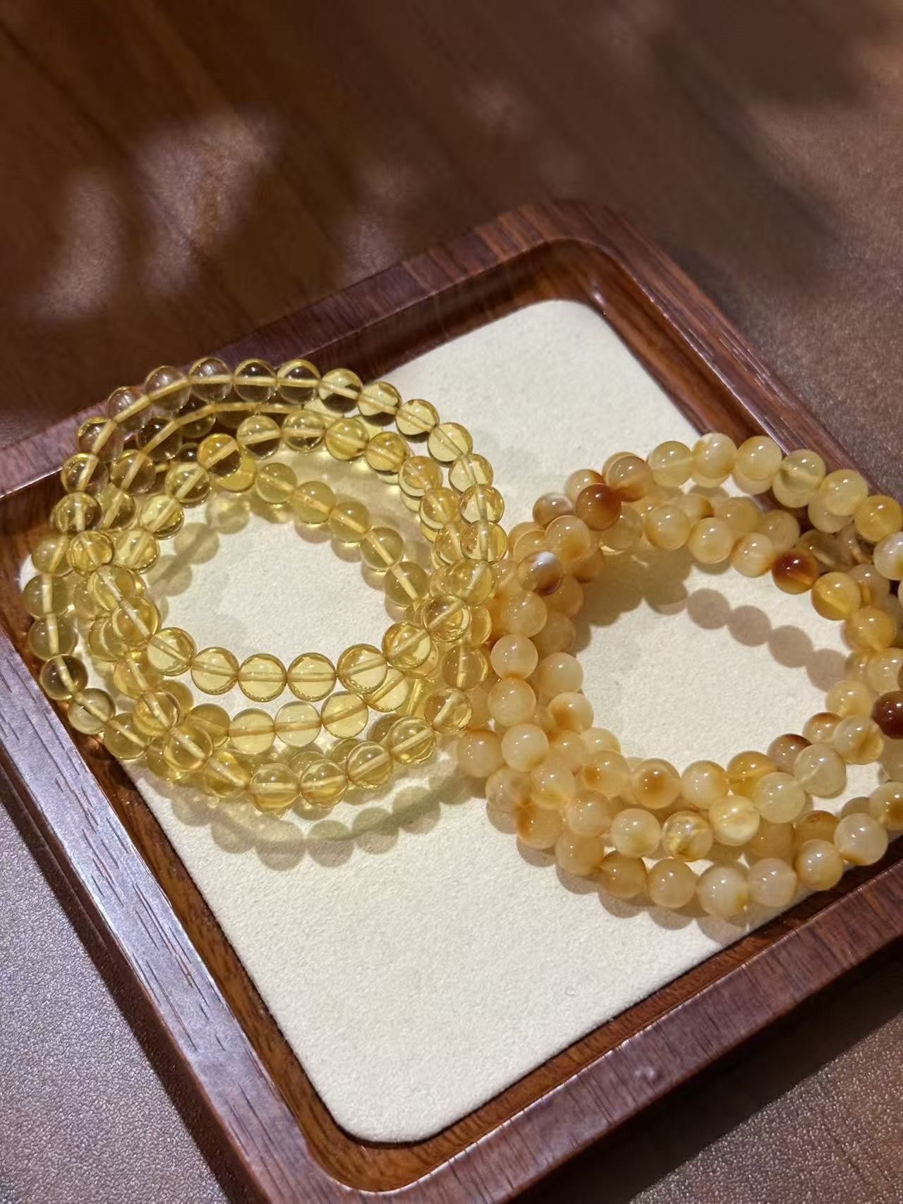 【直播链接】天然蜜蜡琥珀手串手链设计款时尚百搭（编号对应价）