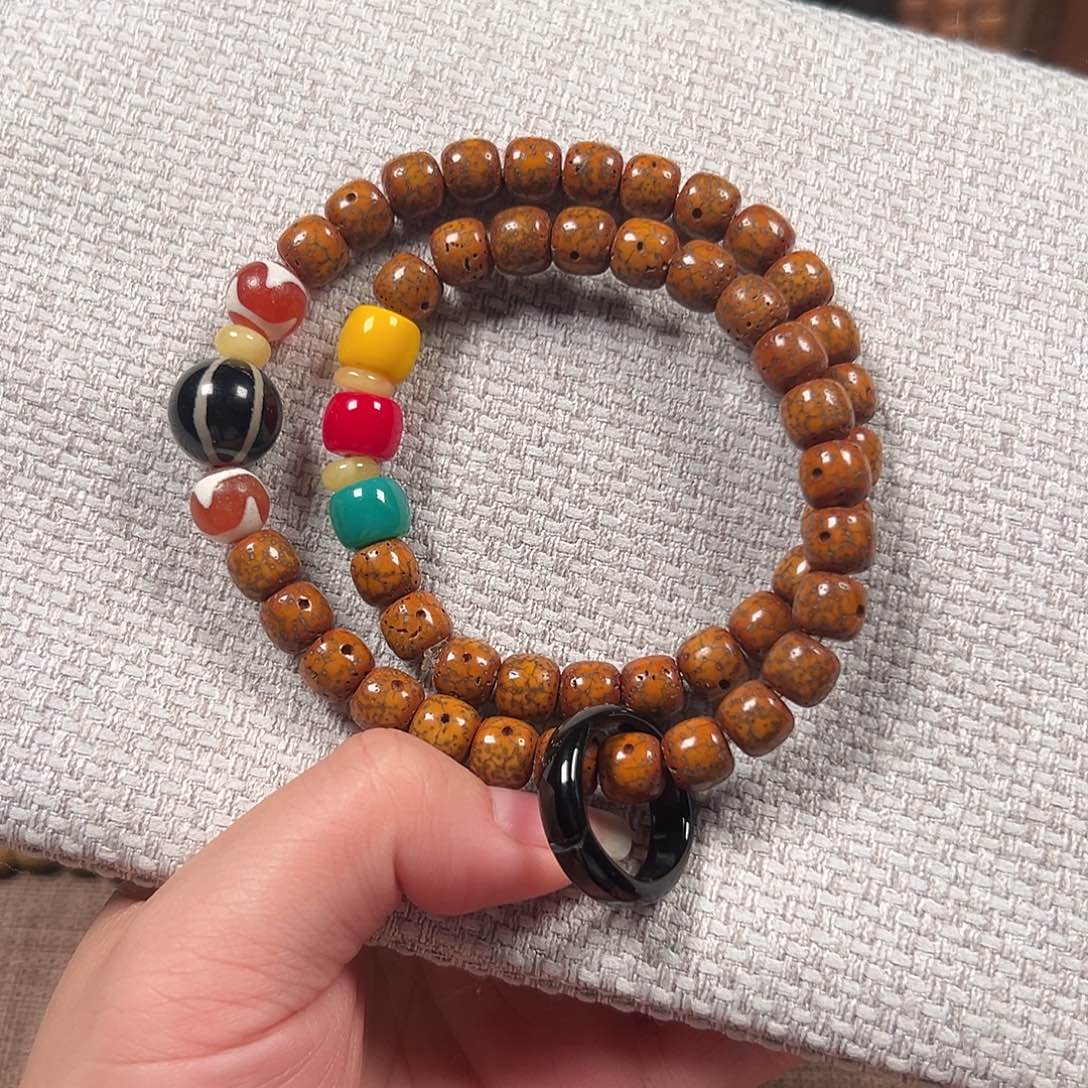 菩提手串未镶嵌星月菩提